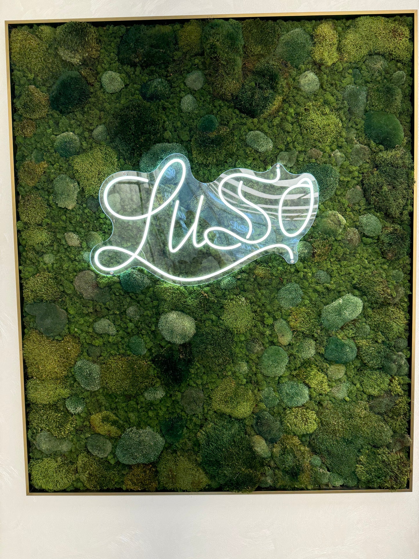 Custom Moss Wall Sign