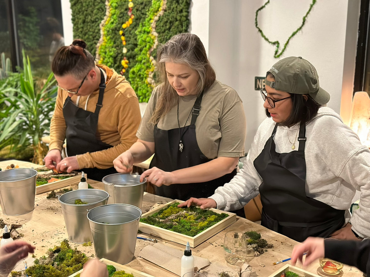 Moss Wall Art Workshop: Craft, Connect, and BYOB! Nov. 18th, 2023