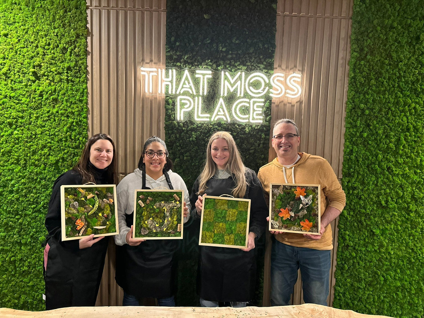 Moss Wall Art Workshop: Craft, Connect and BYOB! September 27th - 5pm-7pm
