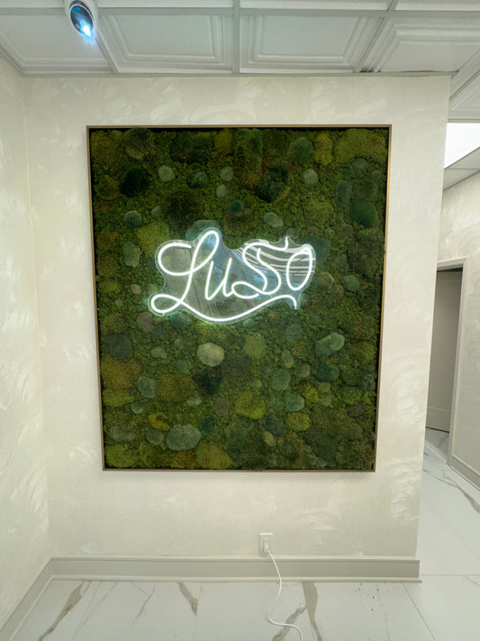 Custom Moss Wall Sign