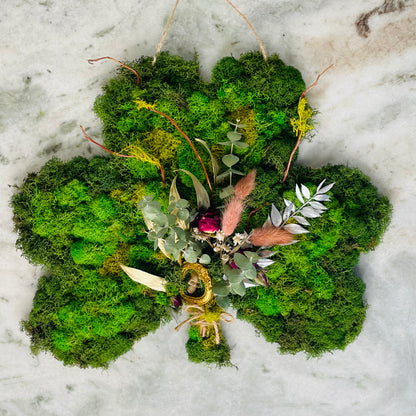St. Patty's Moss Shamrock Workshop ~ Sat, March 14th 3 pm
