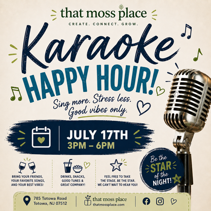 Karaoke Happy Hour ~ 3-6 pm ~ Friday July 17th ~ FREE